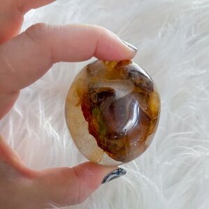 Golden healer palm stone